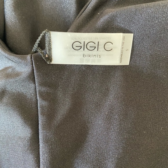 Gigi C Bikinis black one piece bathing suit, S - Picture 5 of 5